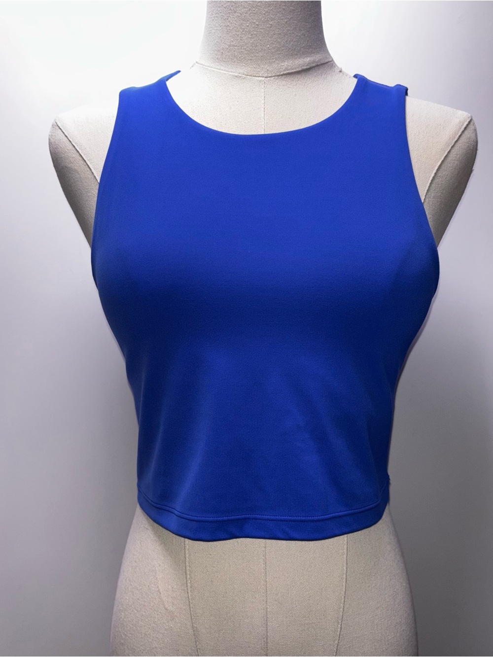 Offline by aerie Royal Blue Cropped Tank Top Size M